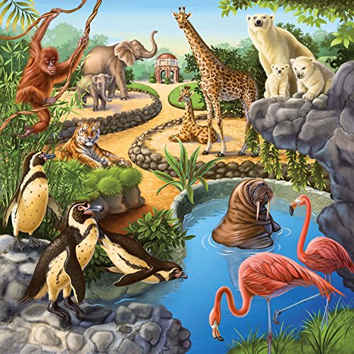 Ravensburger Kinderpuzzle - 09265 Wald-/Zoo-/Haustiere - Puzzle für Kinder ab 5 Jahren, mit 3x49 Teilen – Bild 5