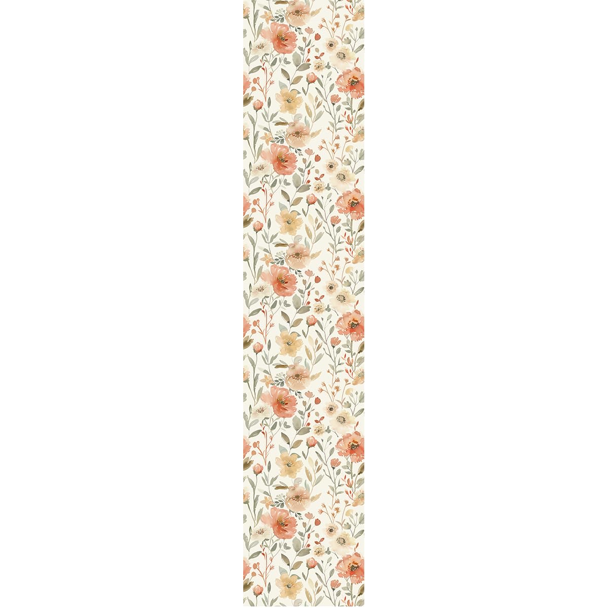 Papier peint intissé de qualité supérieure à motif coquelicots vintage adhésif