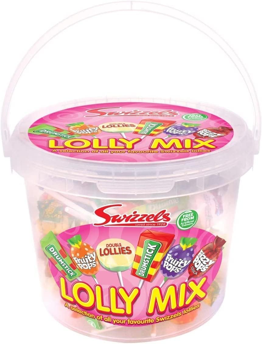 Selection Sweet Tub Swizzels Lolly Mix Kids Party Sweets Bucket Variety