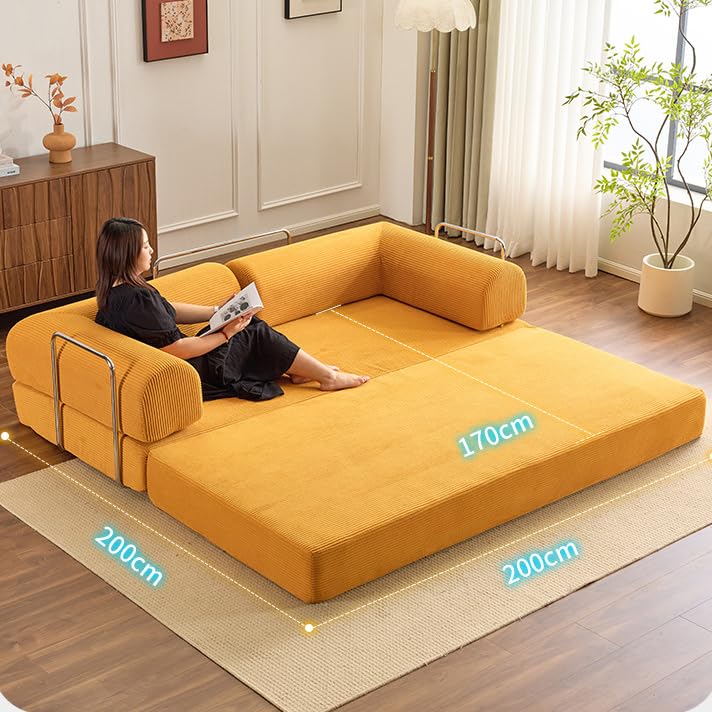 Kompresyjna sofa do spania Loveseat - wielofunkcyjna pianka z pamięcią kształtu kanapa wypoczynkowa z podłokietnikiem do małych przestrzeni