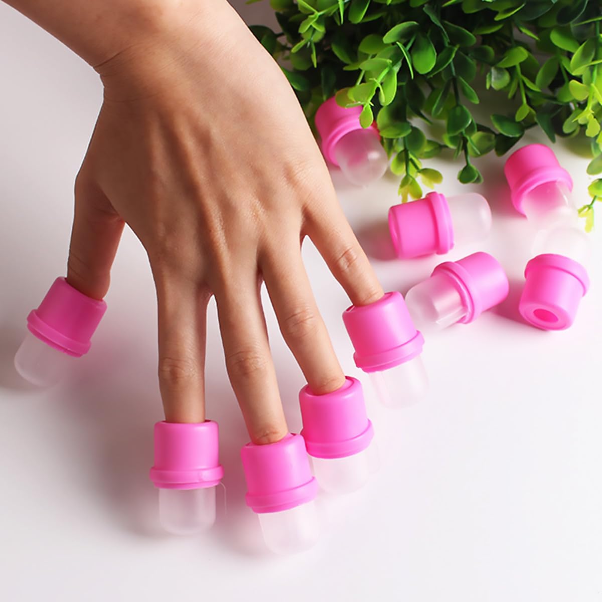 Gel Soak off Nail Polish Remover Covers 10pcs Pp Material Nail Soak off Foils for Manicure Suitable for DIY and Professional Gel Polish Removal