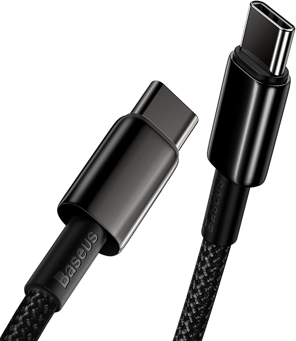 USB C Cable, 100W PD 5A QC 4.0 Fast Charging USBC to USBC Cable, Zinc Alloy Nylon Braided Type C Charger Cord for iPhone 16 15 Pro Plus Pro Max, MacBook, iPad Pro/Mini, Samsung S23/S22+