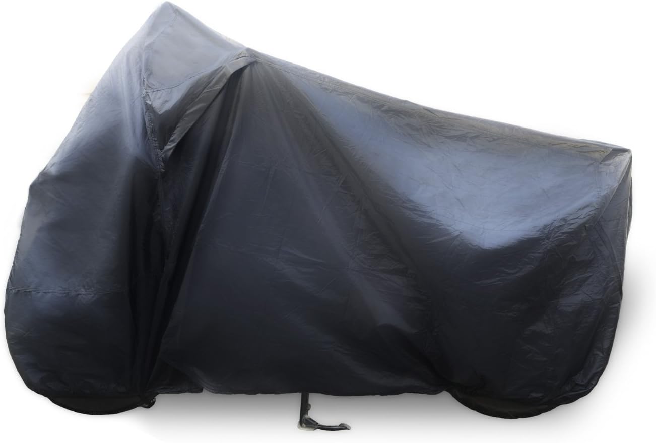 GAUCHO Motorcycle cover – Heavy duty all-season outdoor protection for fully dressed tourers – Waterproof outside shelter with soft cotton and heat resistant liner inside. (4XL) GAUCHO Motorcycle cover – Heavy duty all-season outdoor protection for fully dressed tourers – Waterproof outside shelter with soft cotton and heat resistant liner inside. (4XL)