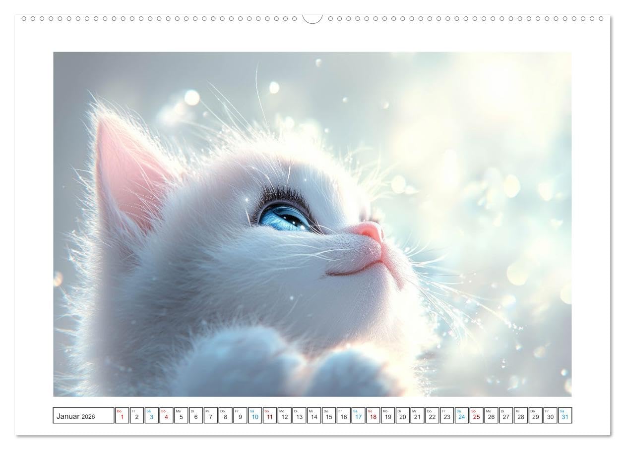 Samtpfoten-Sinfonie (hochwertiger Premium Wandkalender 2026 DIN A2 quer), Kunstdruck in Hochglanz: Katzen schenken Liebe ohne Worte, begleiten uns mit ... unsere Sorgen fort. (CALVENDO Tiere)