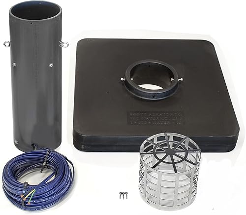 Miniatura 24 de Scott Aerator Aireador de estanque de pantalla DA-20 - Cable de potencia de 1/2 caballos de 230 V 200 pies Fuente de estanque aireador Bomba