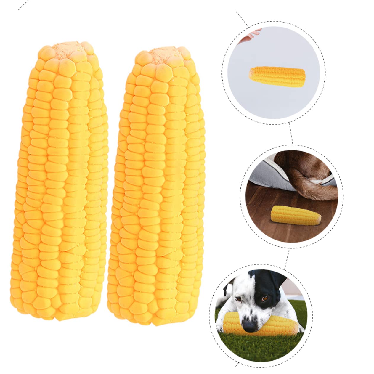 minkissy 15 Piezas de Juguete de para Perros, Juguetes para para Cachorros, Juguetes chirriantes para Perros, Juguete de látex para Perros Grandes, Juguete para morder para