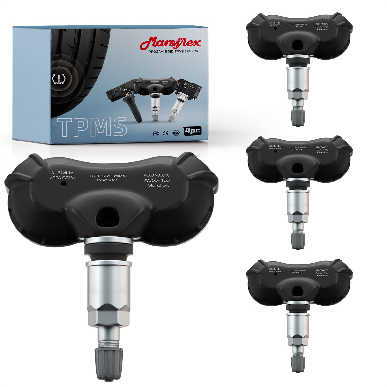 Autodayplus TPMS Sensor 315MHz – Replaces 42607-0C070 / 42607-08010 – Toyota Sequoia Tundra