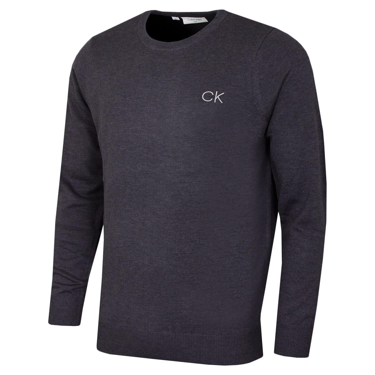 Calvin Klein (Xxxl, Steel Grey) Mens 2026 Durable Comfort Crew Neck Tour Golf Sweater