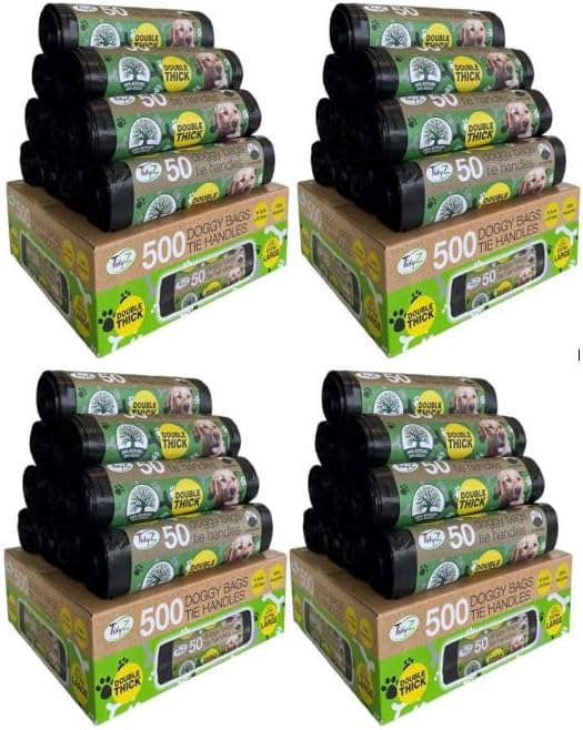 Tidyz 2000 DOGGY BAGS EXTRA STRONG & EXTRA LARGE (40 rolls of 50 bags)
