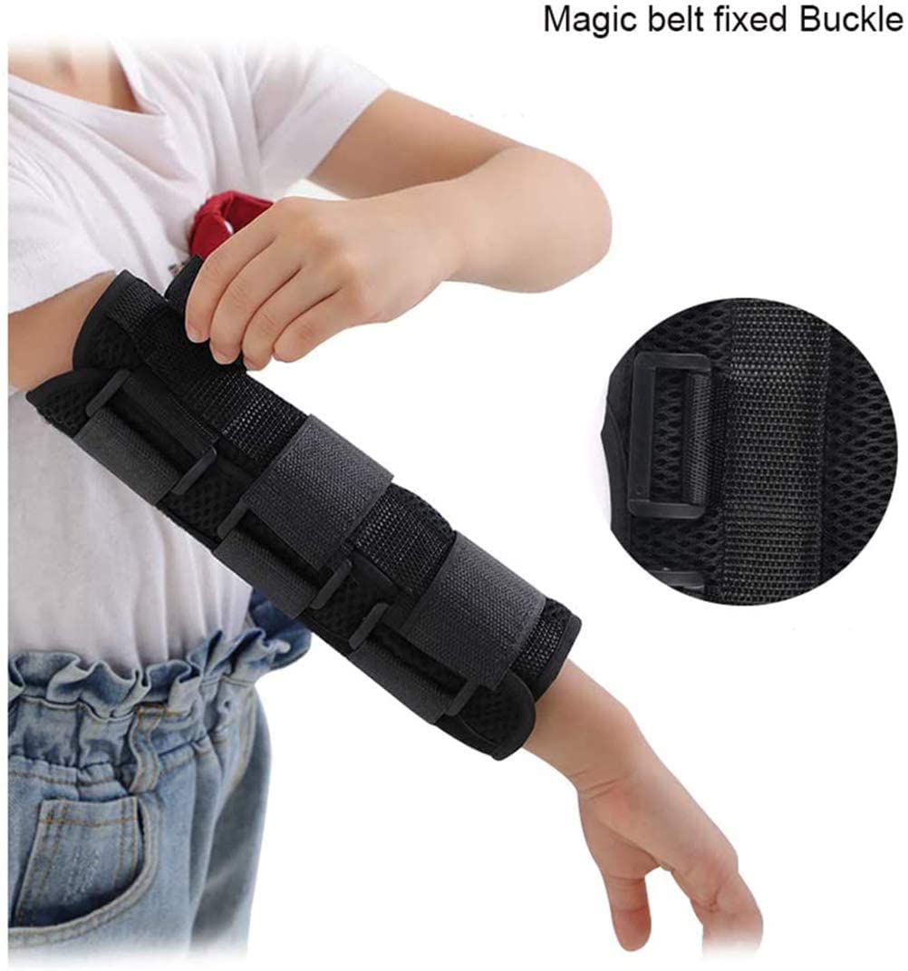 Tutore per Stecca per Gomito, Ortesi per Articolazione del Gomito Post-operatoria Regolabile per Bambini, Sollievo dal Dolore Articolare, Protezione Notturna per Il Recupero delle Lesioni