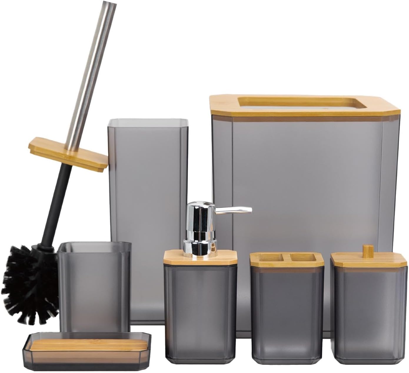 7 piece bath accessories