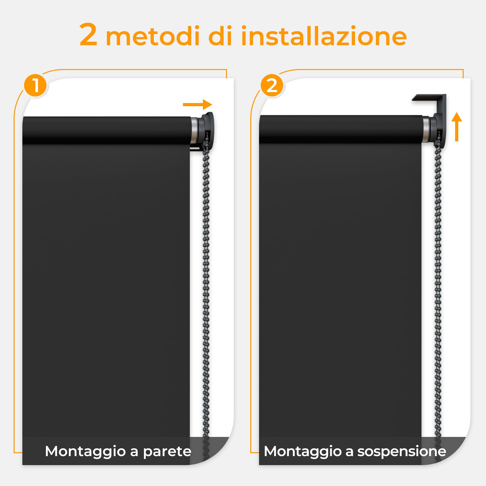 Tenda da sole per esterno Impermeabile 180x180cm Antracite