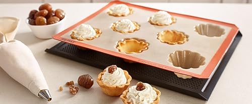 Miniatura 7 de Silpat Los moldes originales para hornear Mini-Brioche Caramelo y Naranja