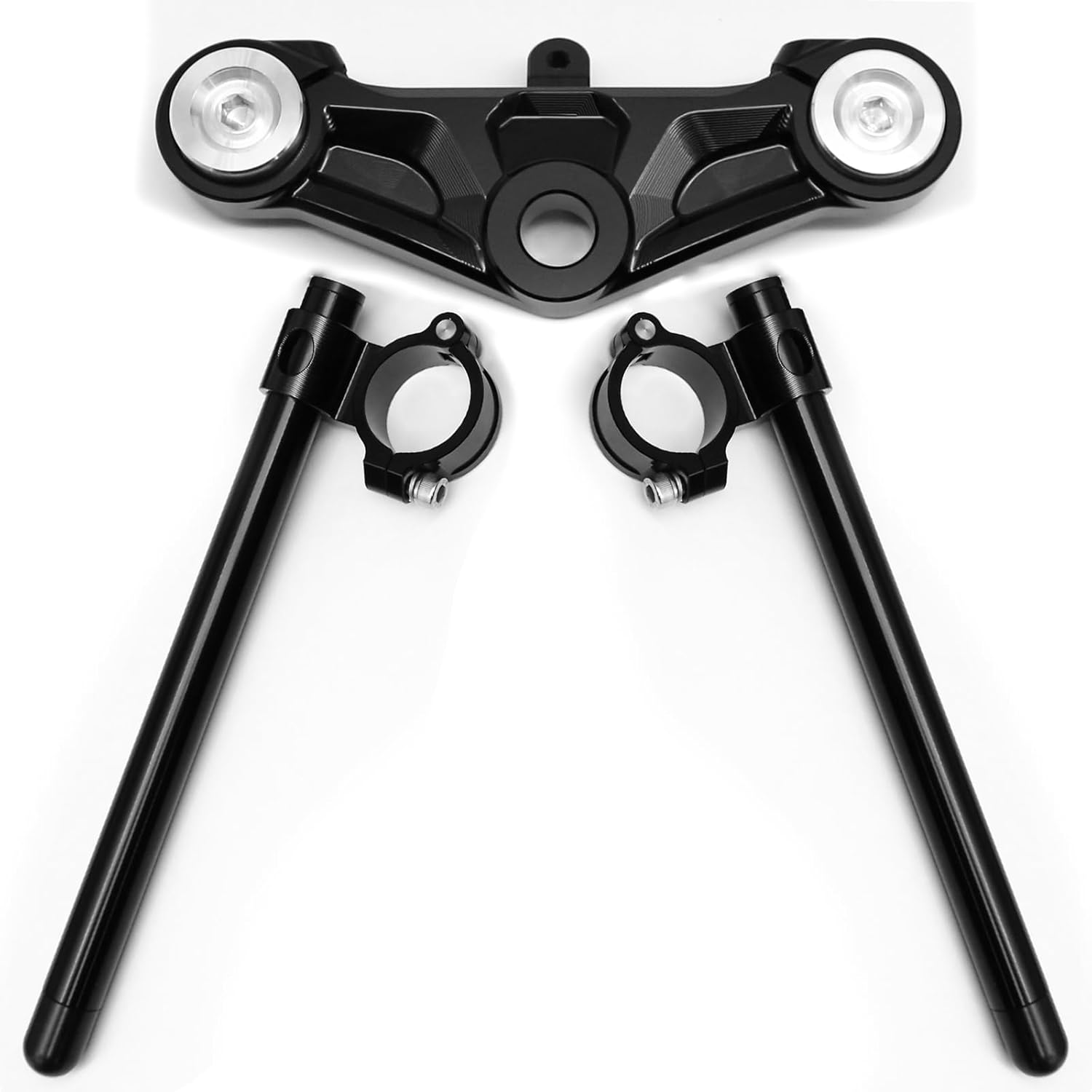 PROCNC 41mm CNC Motorcycle Lowering Triple Tree Front End Upper Top Clamp Fit for CF CF125 XO (Black)