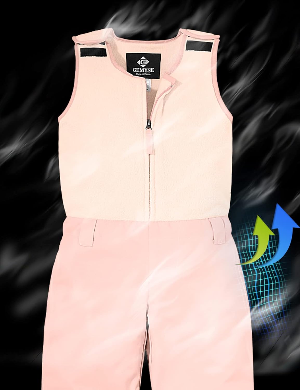 GEMYSE Kid's Insulated Waterproof Ski Bib Overalls Winter Snowboarding Pants : Clothing, Shoes & Jewelry