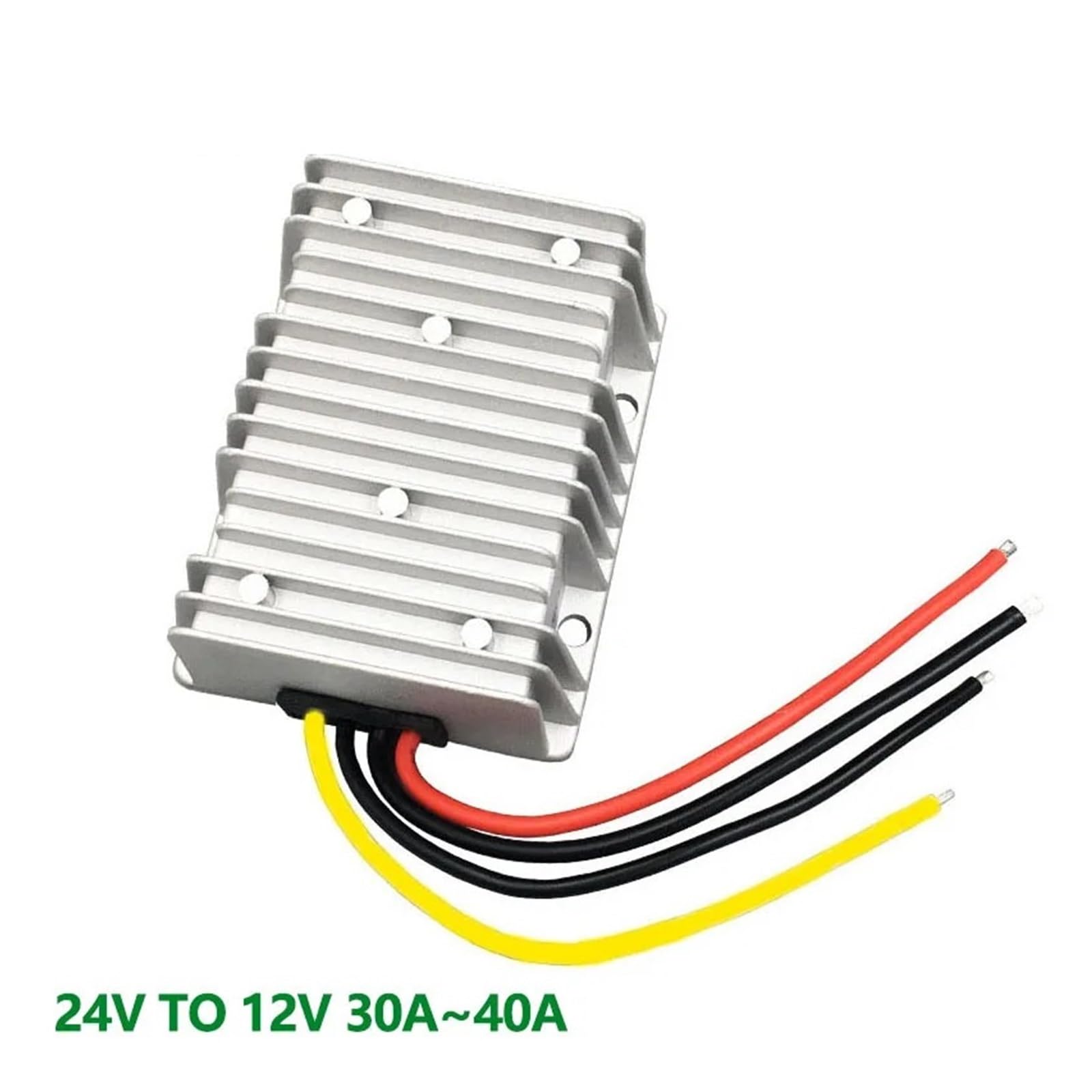 Convertidor de Corriente CC, módulo de Fuente de alimentación Impermeable del regulador de Voltaje Industrial de 24 V a 12 V 10-40 A(24V to 12V 30A)