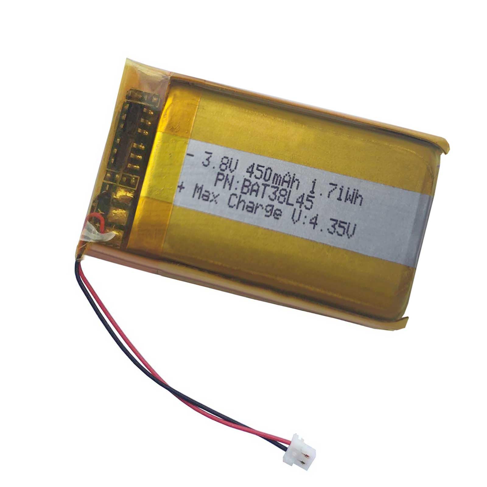 Amazon.com: AOLIKES 450mAh 3.8V Rechargeable Lipo Battery