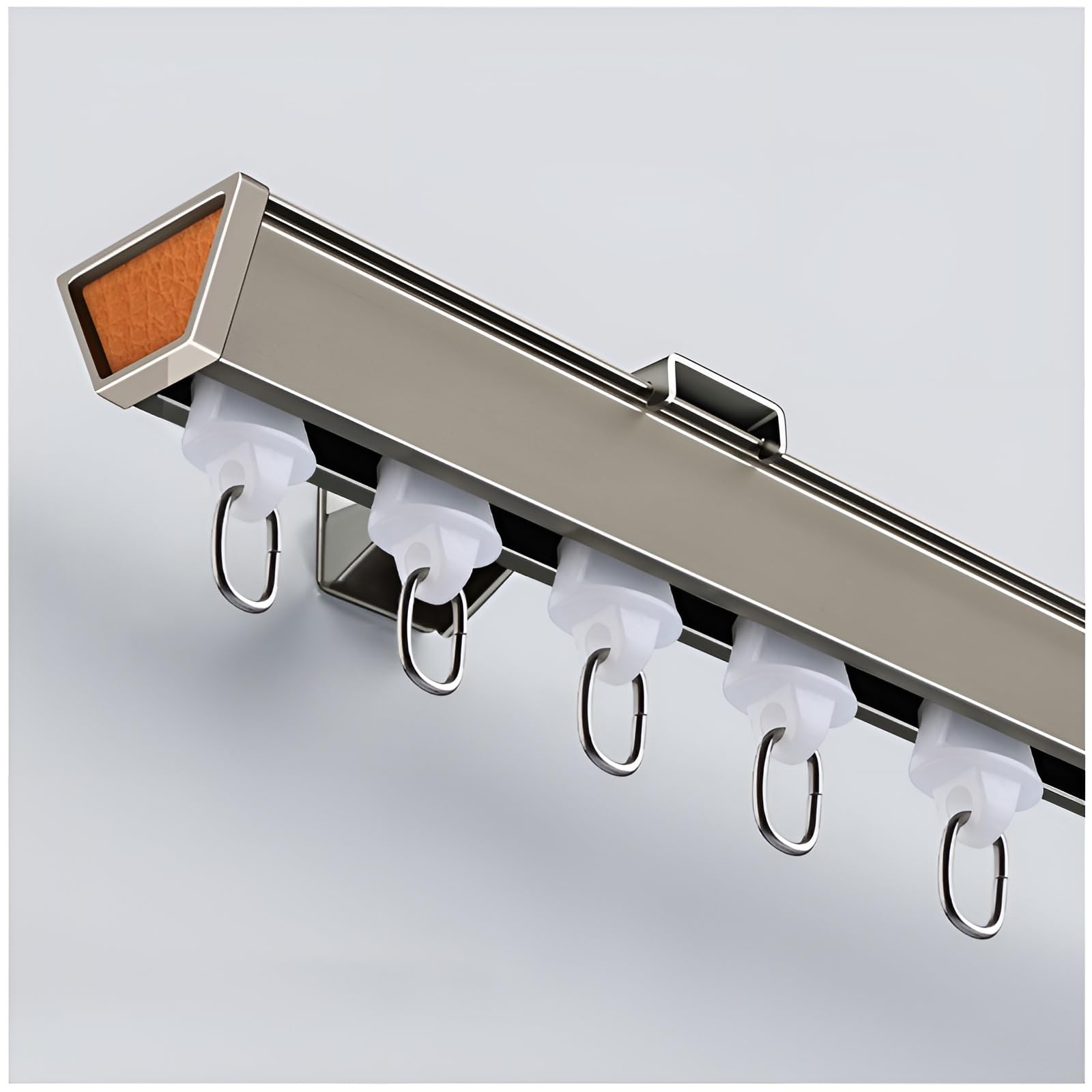 Rail pour rideaux coulissants sans couture pour studio et loft