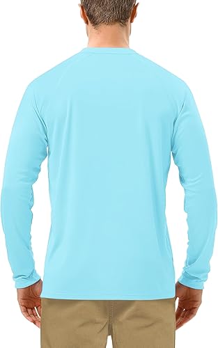 Vista 81 de Roadbox - Camisetas de protección FPU 50+ para hombre, de manga larga, para correr, exteriores, senderismo, natación, pesca Paquete de 2 - Gris