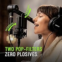 Vista 4 de Kit de Micrófono de Grabación de Estudio Shure SM4, Micrófono de Condensador XLR para Estudio en Casa con Audio Listo para Mezcla - Construcción