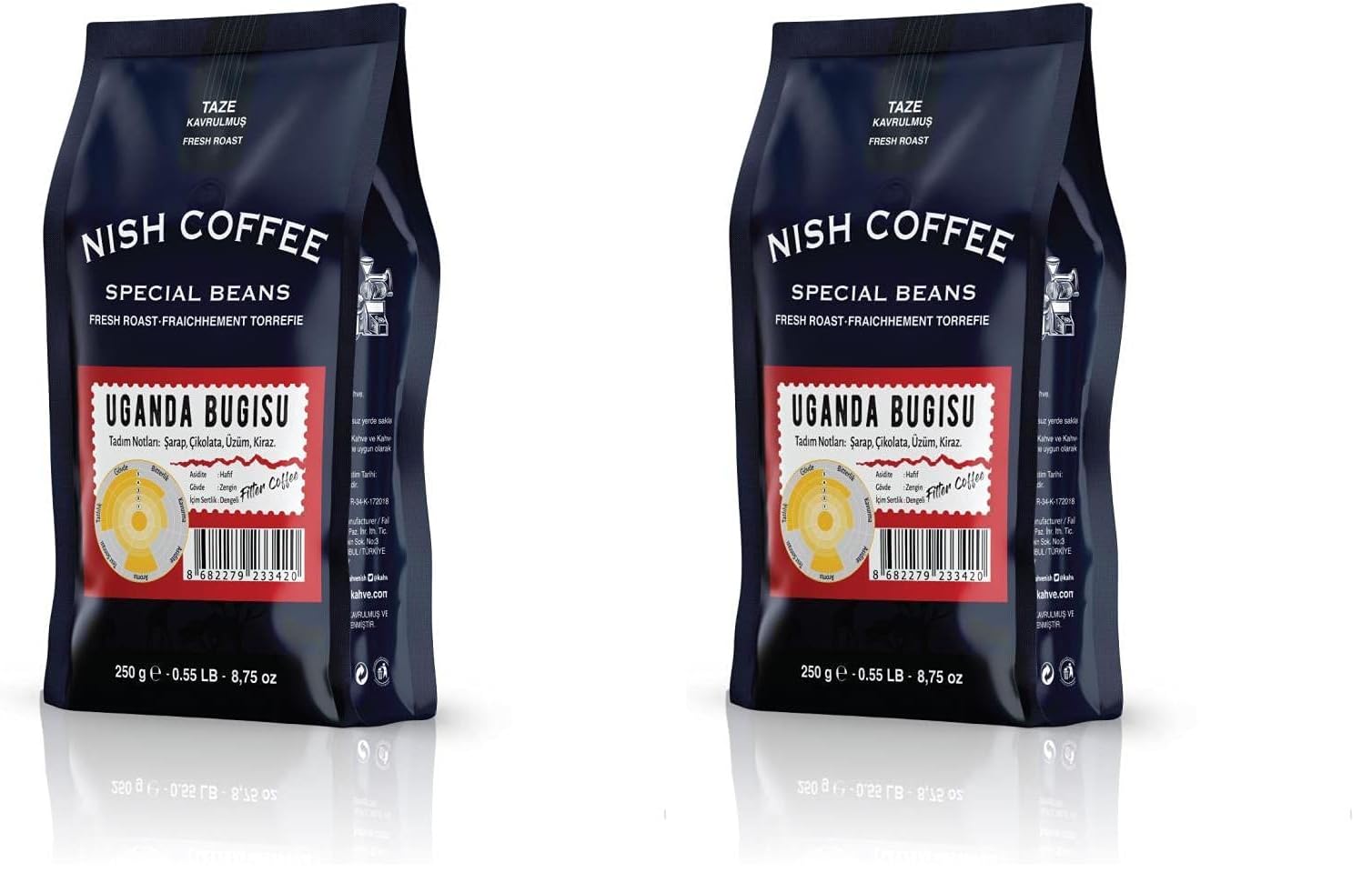 Nish Filtre Kahve Uganda- 250gr (2 paketi)