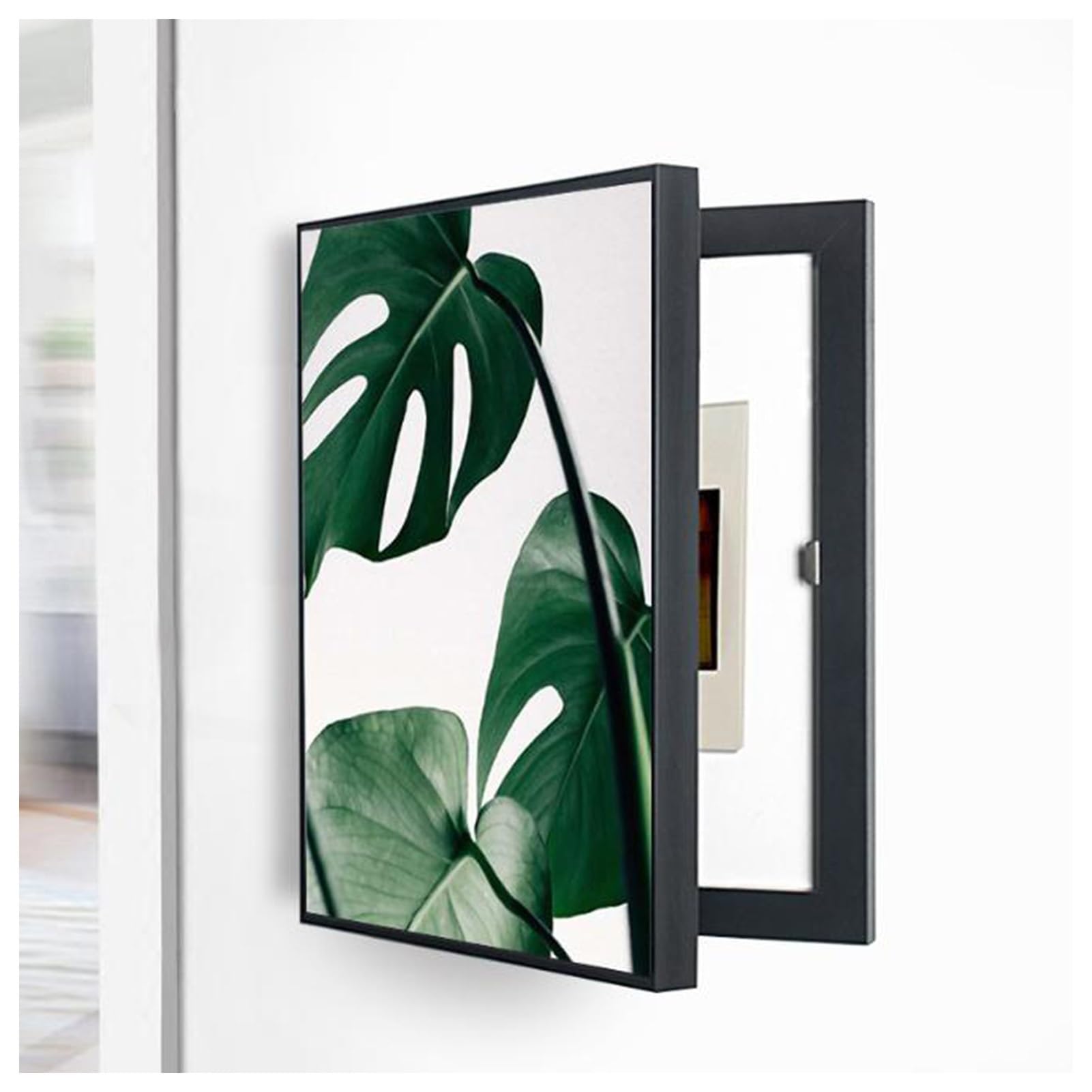 Facile à installer : cache-panneau électrique décoratif pour masquer vos murs