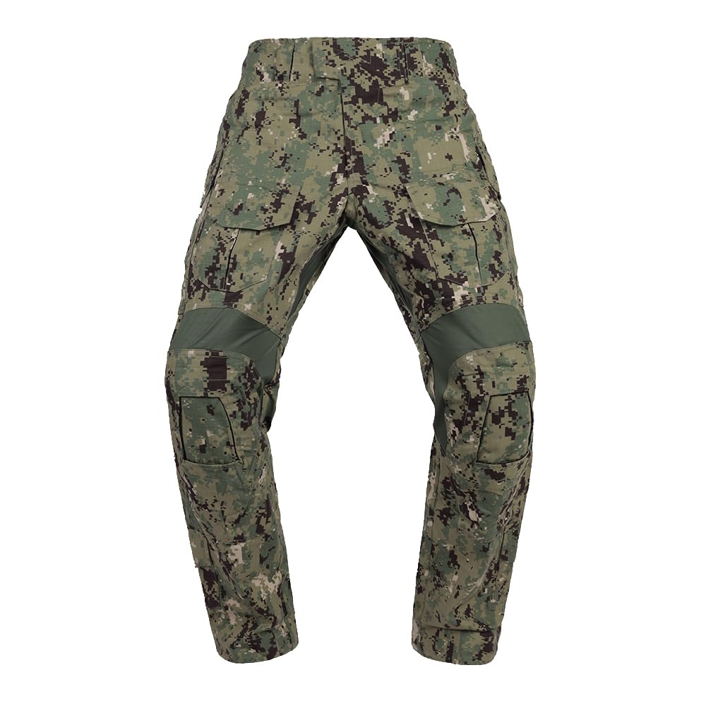 EMERSONGEAR Gen3 Pantalon de Paintball avec genouillères, Pantalon de Combat Militaire, Airsoft, BDU, Aor2., Taille XL
