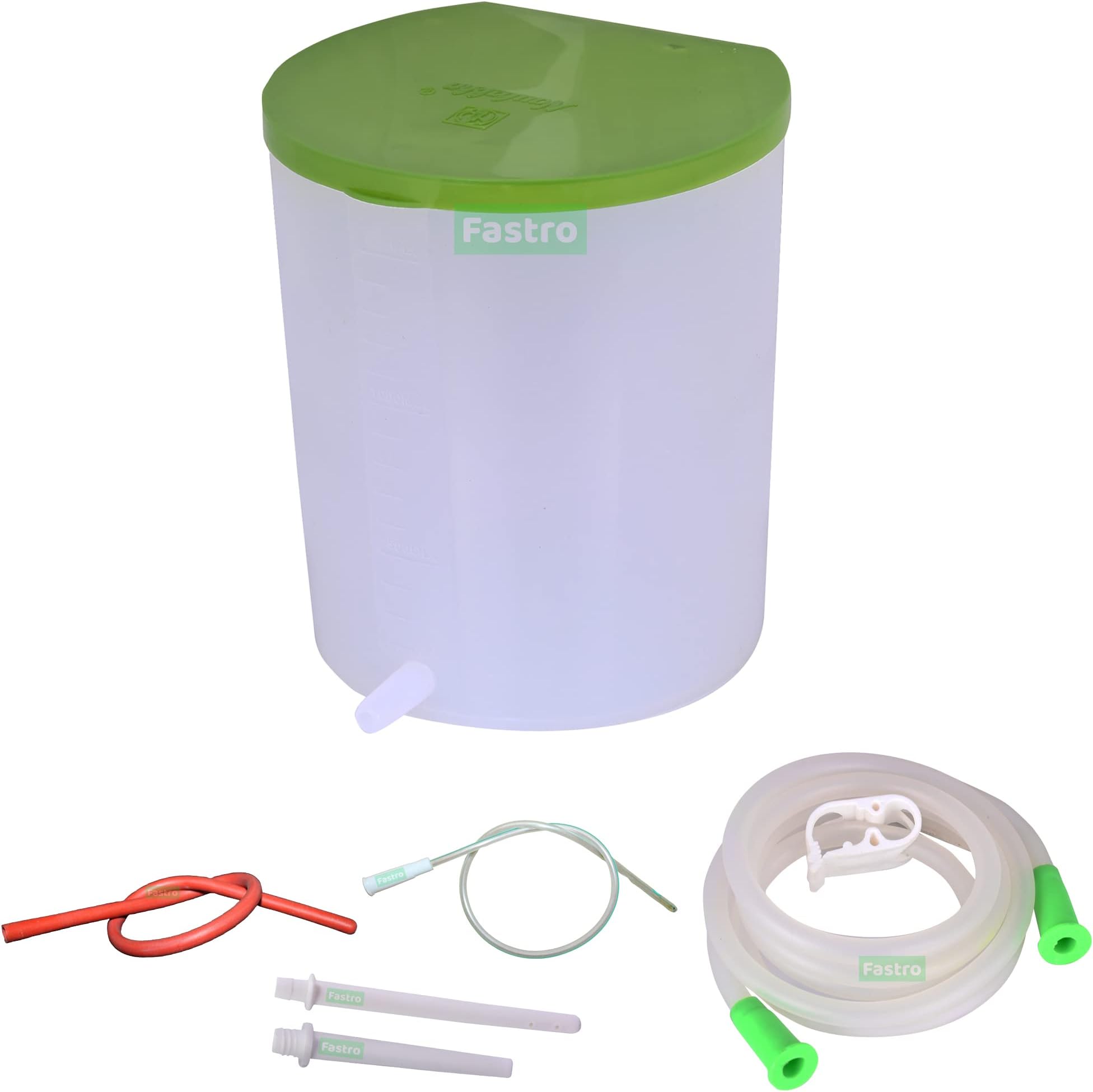 Fastro Enema Kit for Home Use Satvik Movement Colon Cleansing Detox by Naturopathy with Instruction