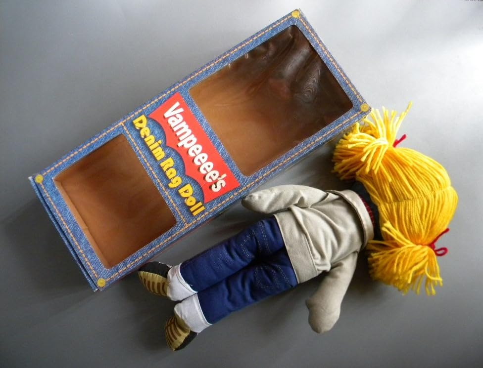 Amazon.co.jp: 当時物 金髪 Vampeeee's Denim Rag Doll デニム