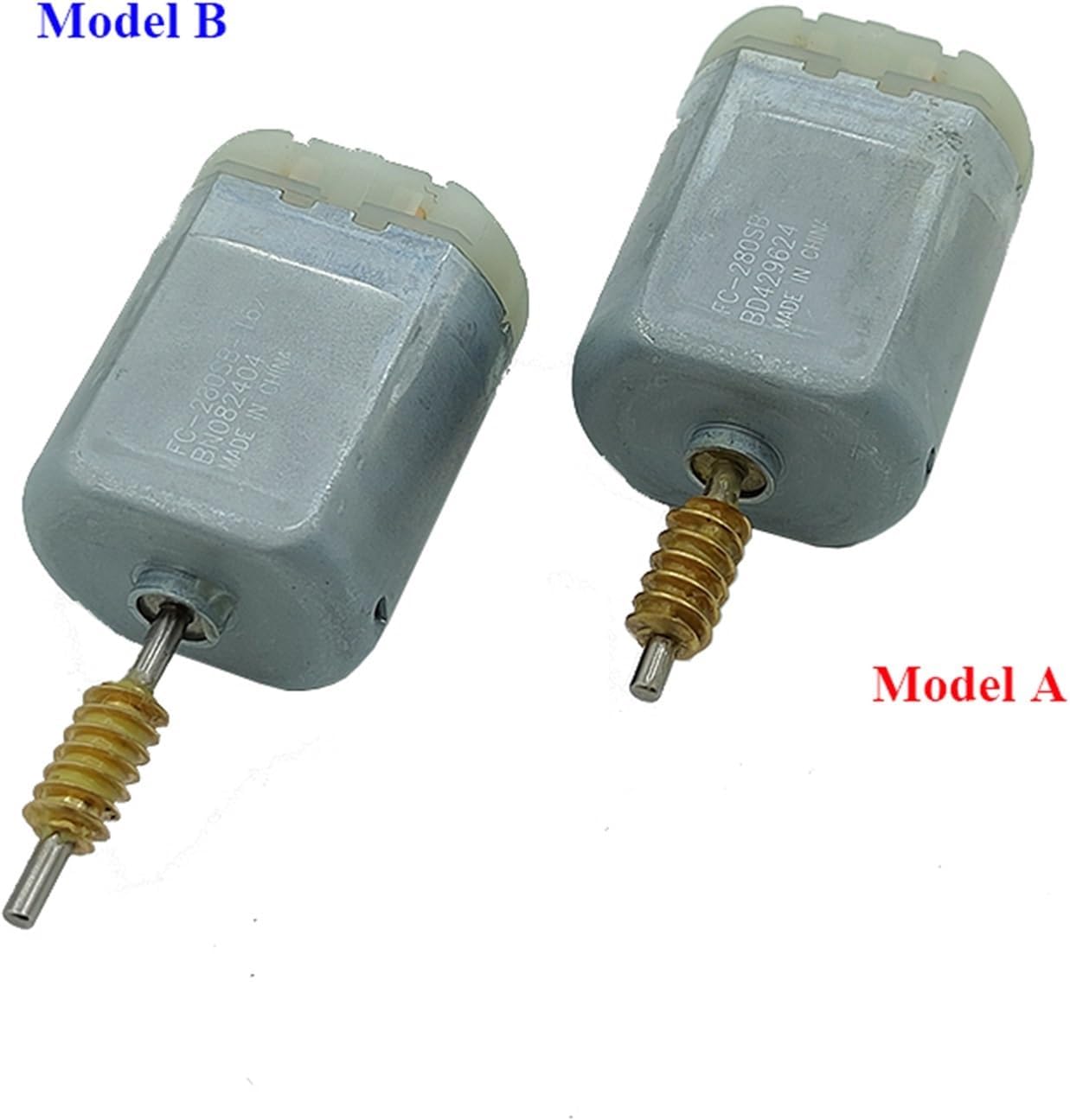 MOBYAT FC-280SB-16220 DC 12V Mini 24mm Worm Gear Shaft Motor Car Door Lock Actuator Folding Rearview Mirror Repair Motor 1Pcs (Size : Model B 23mm Shaft, Color : 12V)