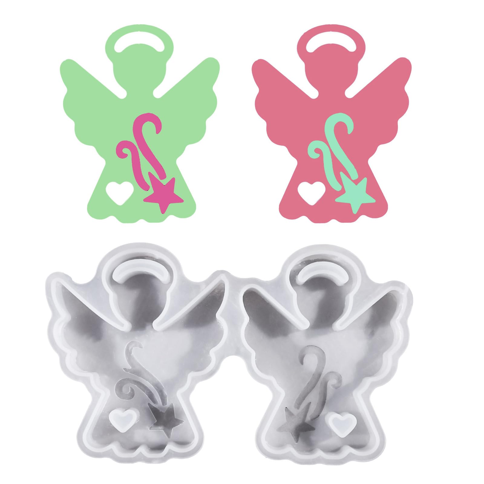 Jazuaiao Silicone Molds Wing Statue Silicone Molds Soap Making for Epoxy Resin Soap and Resin