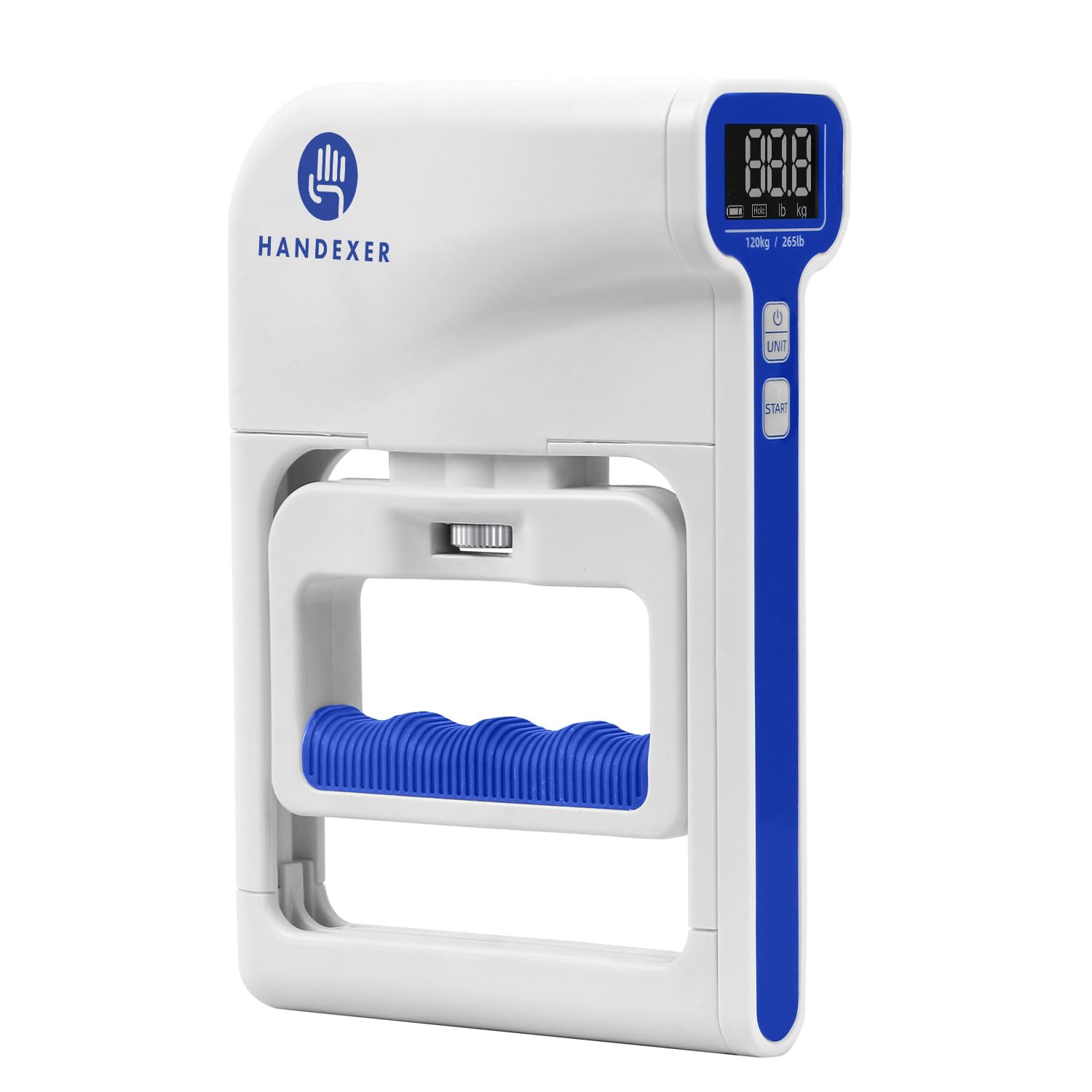 Grip Strength Tester 265lb/120kg, Digital Hand Dynamometer FDA Registered with Backlit LCD for Grip Strength Testing and Training