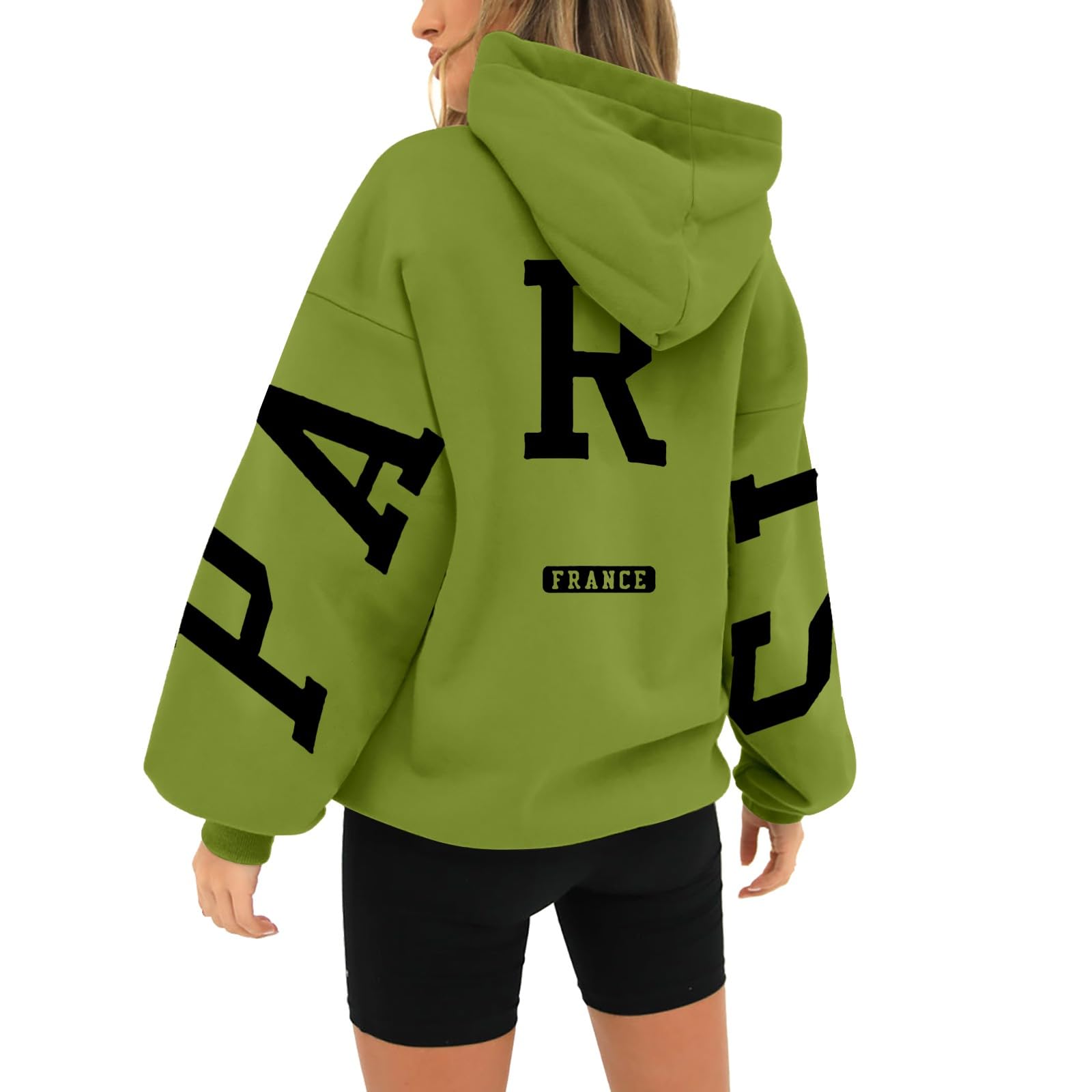 Brooklynia Print Oversized Hoodies For Womens Fall Fashion 2023 Crewneck Pullover Comfy Fall/Winter Tops Outfits