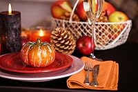 Vista 4 de Ruvanti - Juego de servilletas de tela de 12 unidades, servilletas de 45 x 45 centímetros lavables, suaves, duraderas, absorbentes, mezcla