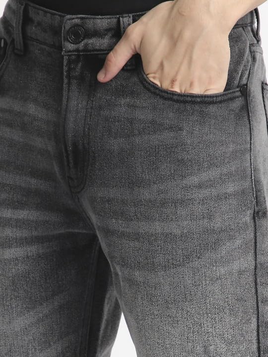 Image of BENE KLEED Men Solid Shaded Relaxed FIT 100% Cotton Jeans