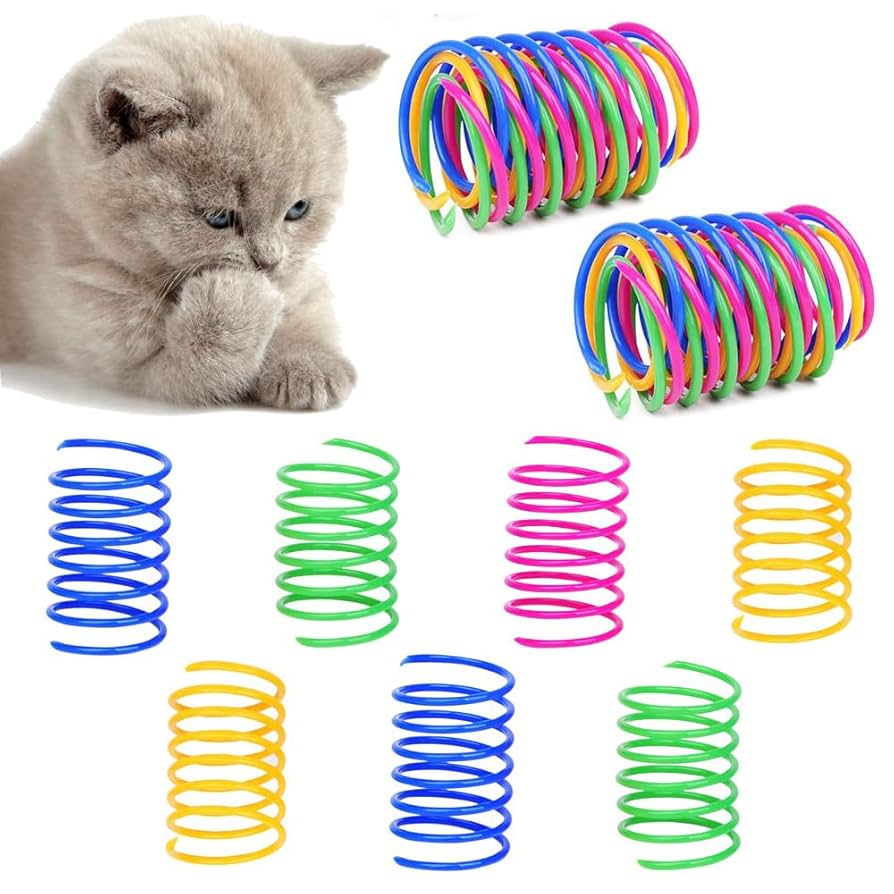 【猫用】猫用品セット おもちゃなど Amazon | 猫おもちゃ スプリング 20個セット 4色入 猫じゃらし