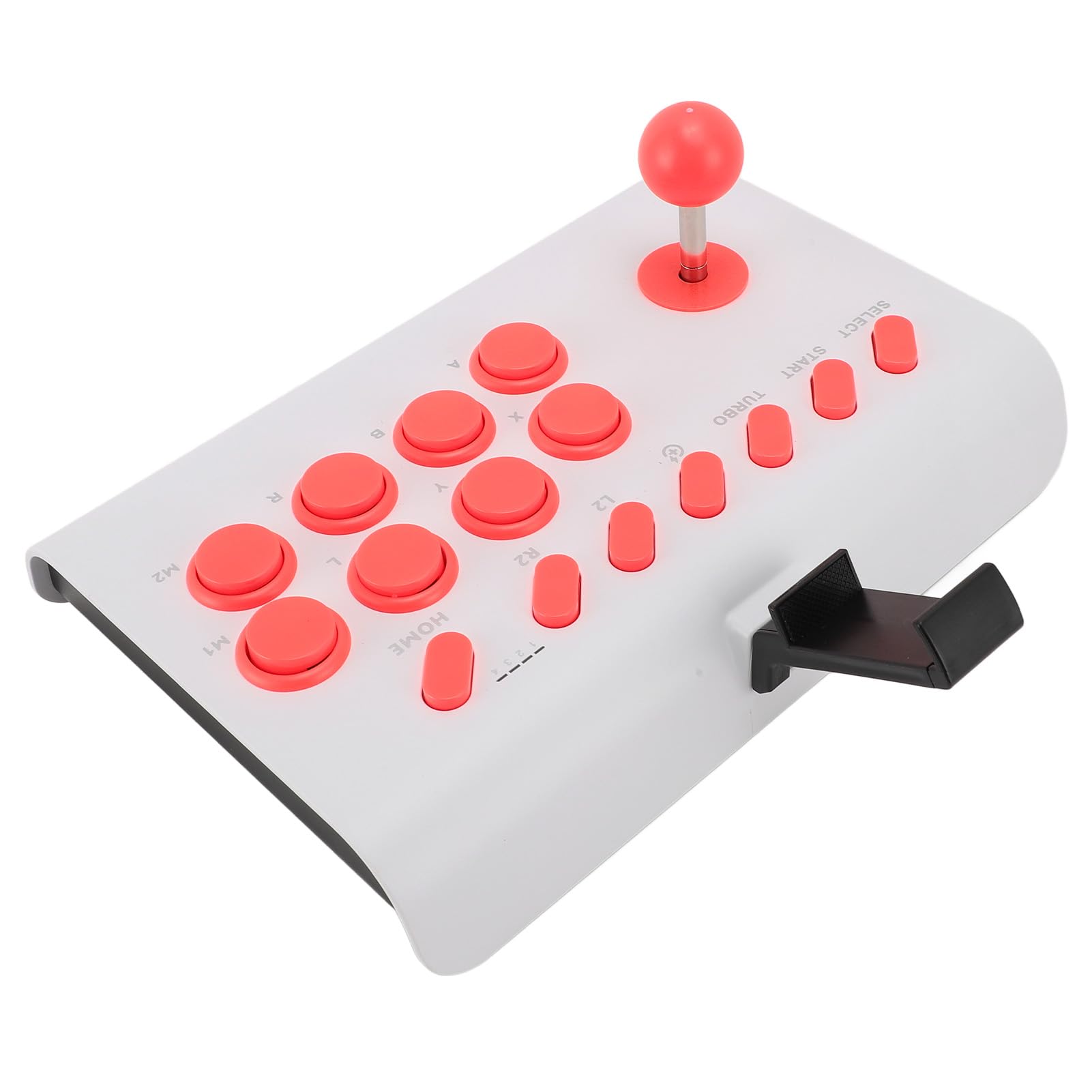 Jectse Joystick per Giochi di Combattimento Tastiera per Giochi di Combattimento Antiscivolo Wireless Classico Universale per (WHITE)