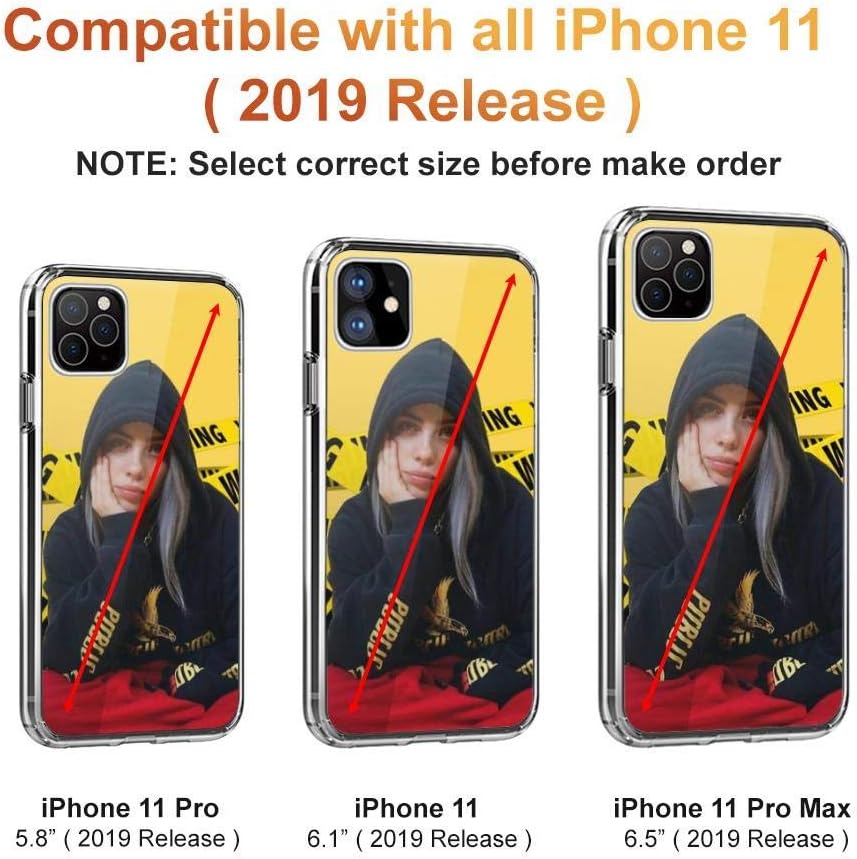 Capa Billie eilish compatível com iPhone, iPhone 11 Pro | Amazon.com.br