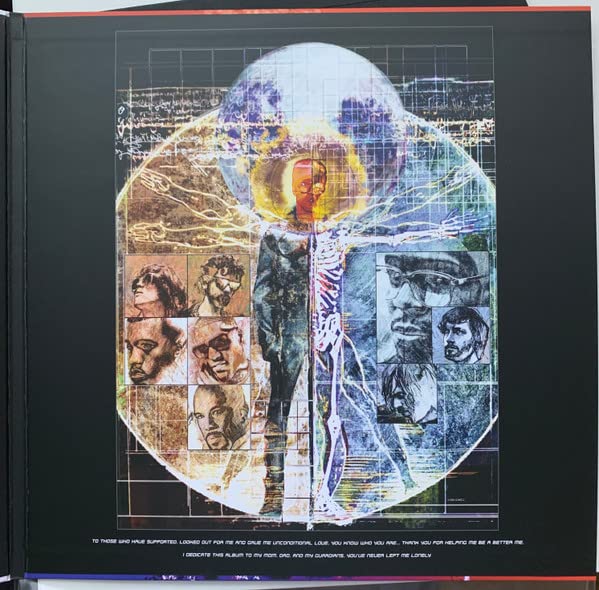 Man On The Moon: The End Of Day - Exclusive Limited Edition Purple and Orange Black Galaxy Swirl Colored Vinyl LP 2x image 4