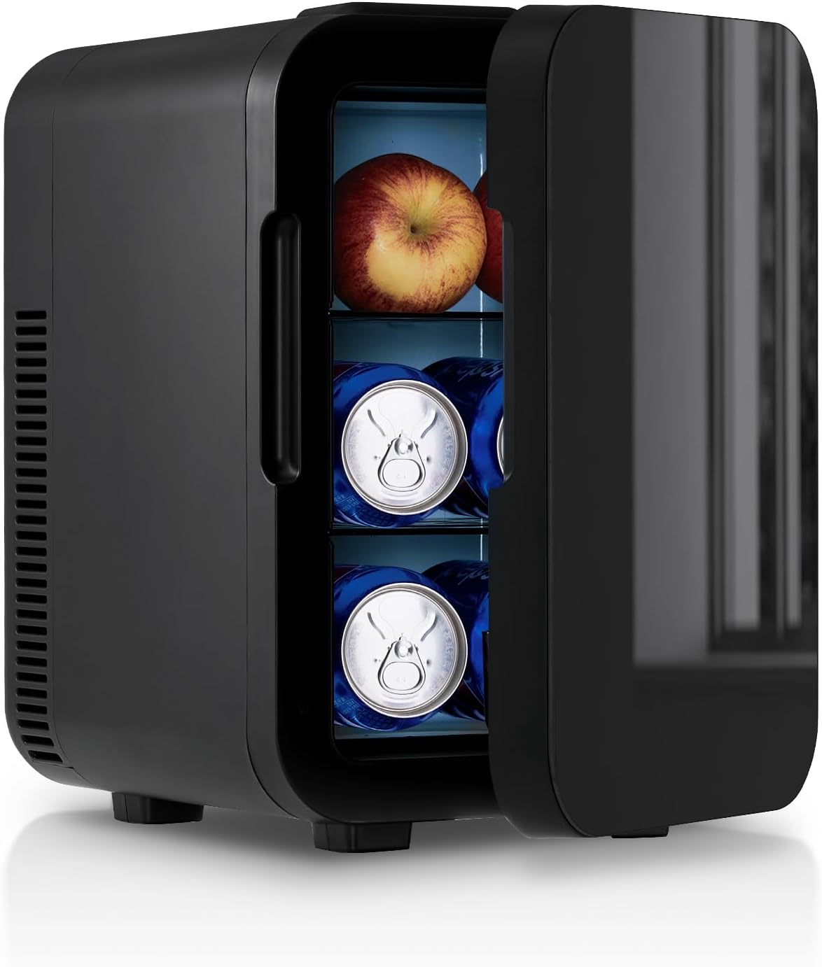 TUKAILAi Mini Fridges for Bedrooms 10L Portable Small Fridge, AC/DC ...