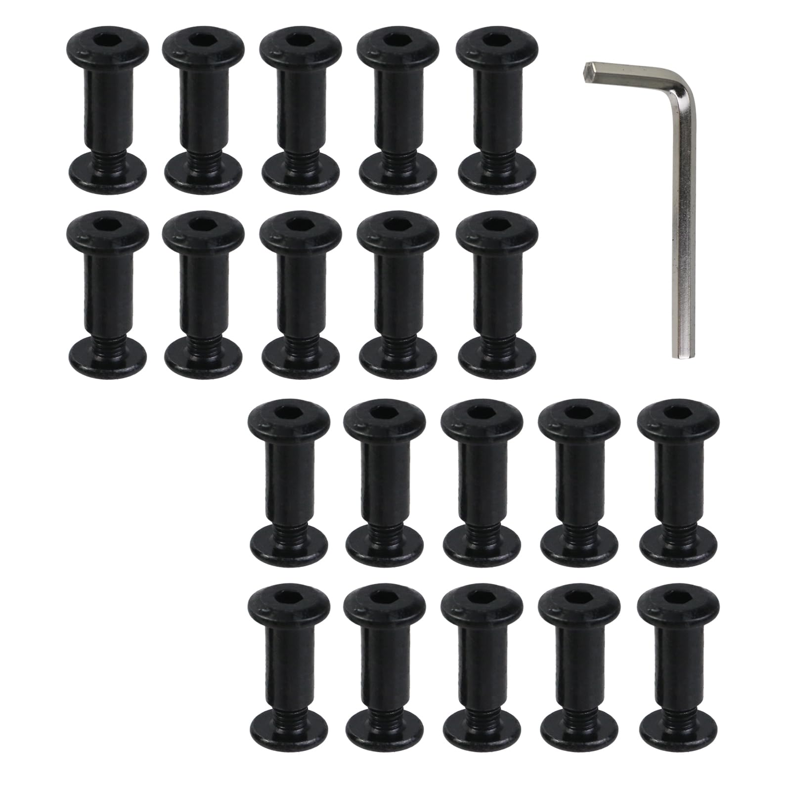 Stainless Steel Binding Screws - 20 Sets -11