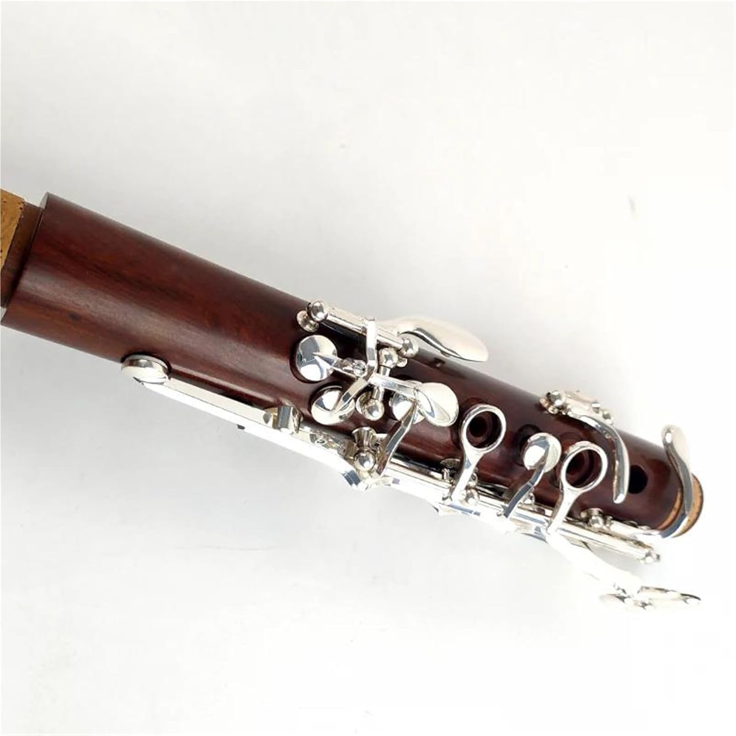 Bb Key Rosewood Clarinet Silver Plated 18 Keys Professional Clarinet