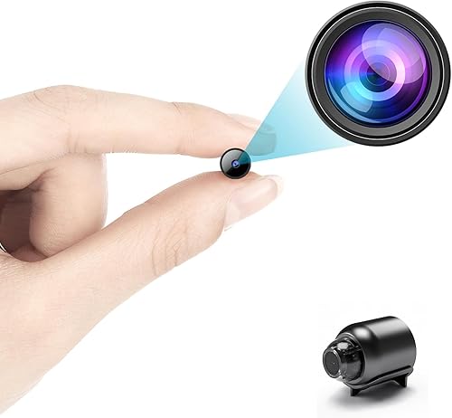 Cámara inalámbrica WiFi más pequeña, cámara espía HD1080P, cámara de seguridad inteligente para el hogar, mini monitor de bebé inteligente portátil