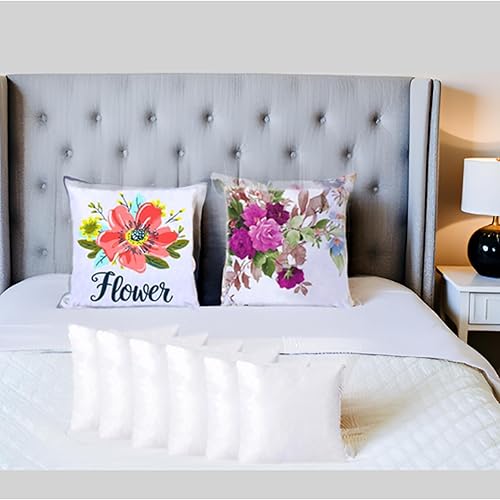 Miniatura 9 de 50pcsCarton Plain White 3D Sublimación Funda De Almohada En Blanco Funda De Cojín De Moda Con Cremalleras Ocultas Para Prensa De Calor Y Impresión