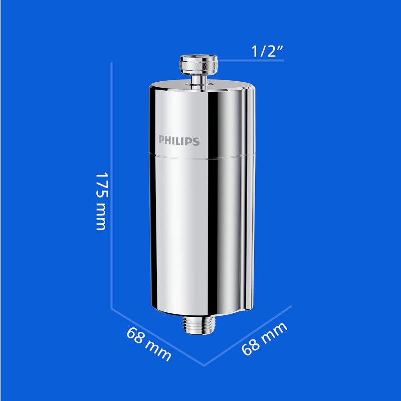 Philips Zuhanyszűrő - Vízszűrő Zuhanyhoz - 1 Filter, Chrome