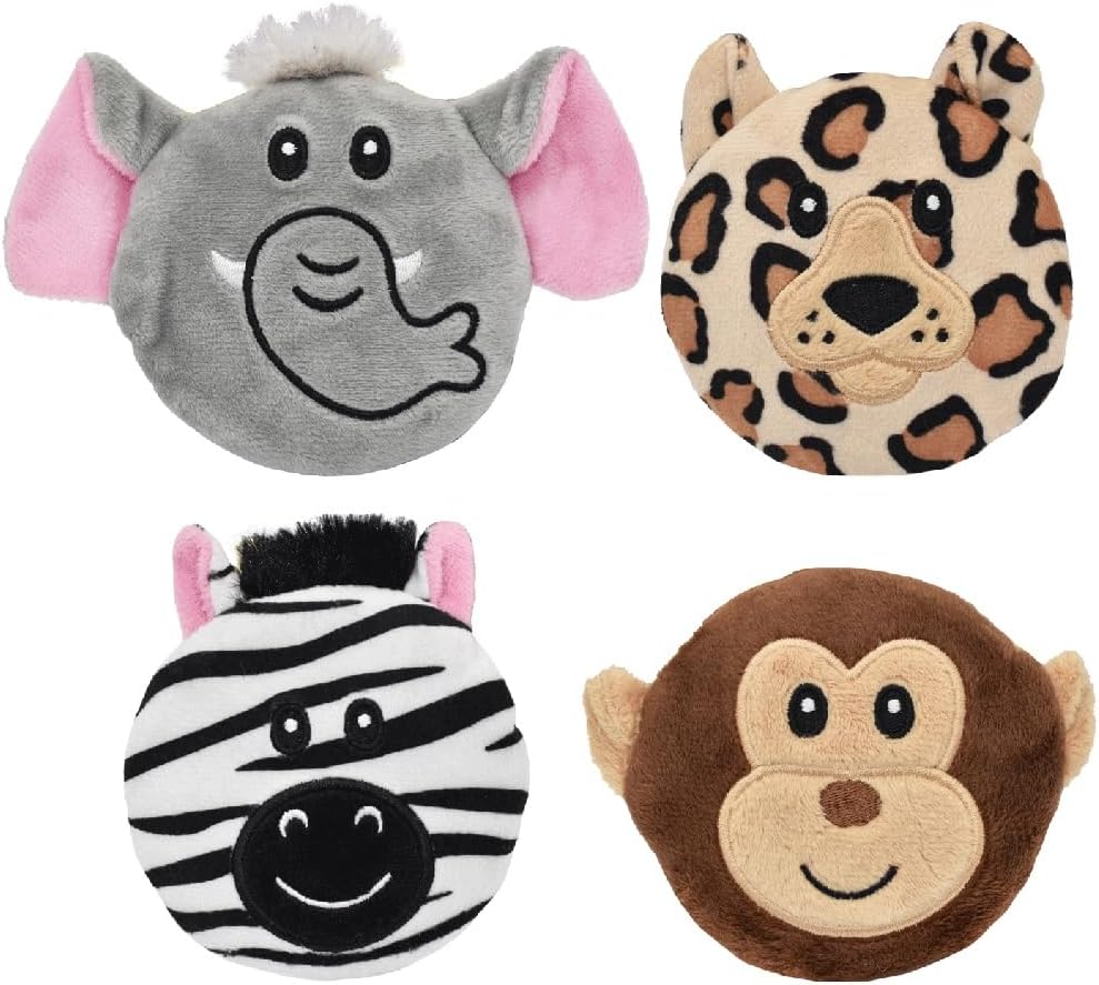 PUREPET One Random Disc Shaped Sub Woofer 3.5" or 7" Dog Toys Entire Toy is a Squeaker - Sold one at a time (3.5 inch Mini Subwoofer)