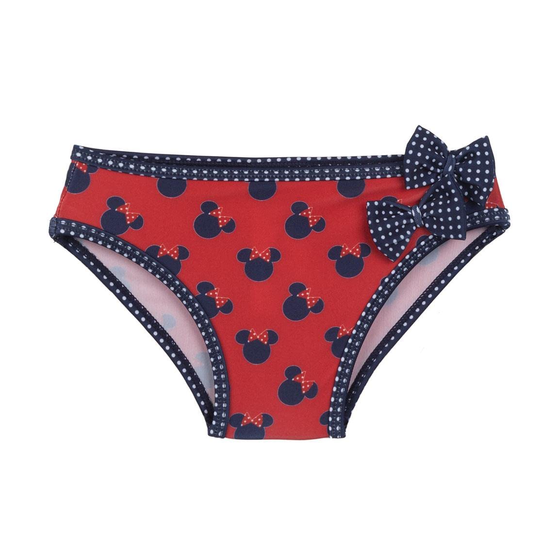 CERDÁ LIFE'S LITTLE MOMENTS Mouse Braguita Bañador Bebe para Niña Fabricada 85% y en Elastano al 15% con Forro 100% Poliéster y Personajes de Minnie | Licencia Oficial-Disney, Rojo, 6 Meses para Niñas