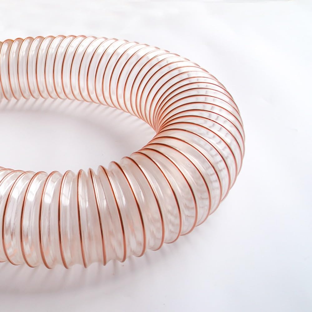 Manguera De Aspiración De Poliuretano 5 6 8 10m Tubo Flexible Para Plantas Industriales 60 63 70 75 80 125 200mm Espesor De Pared 1.5mm(6m/19.6ft,150mm-5.9in)