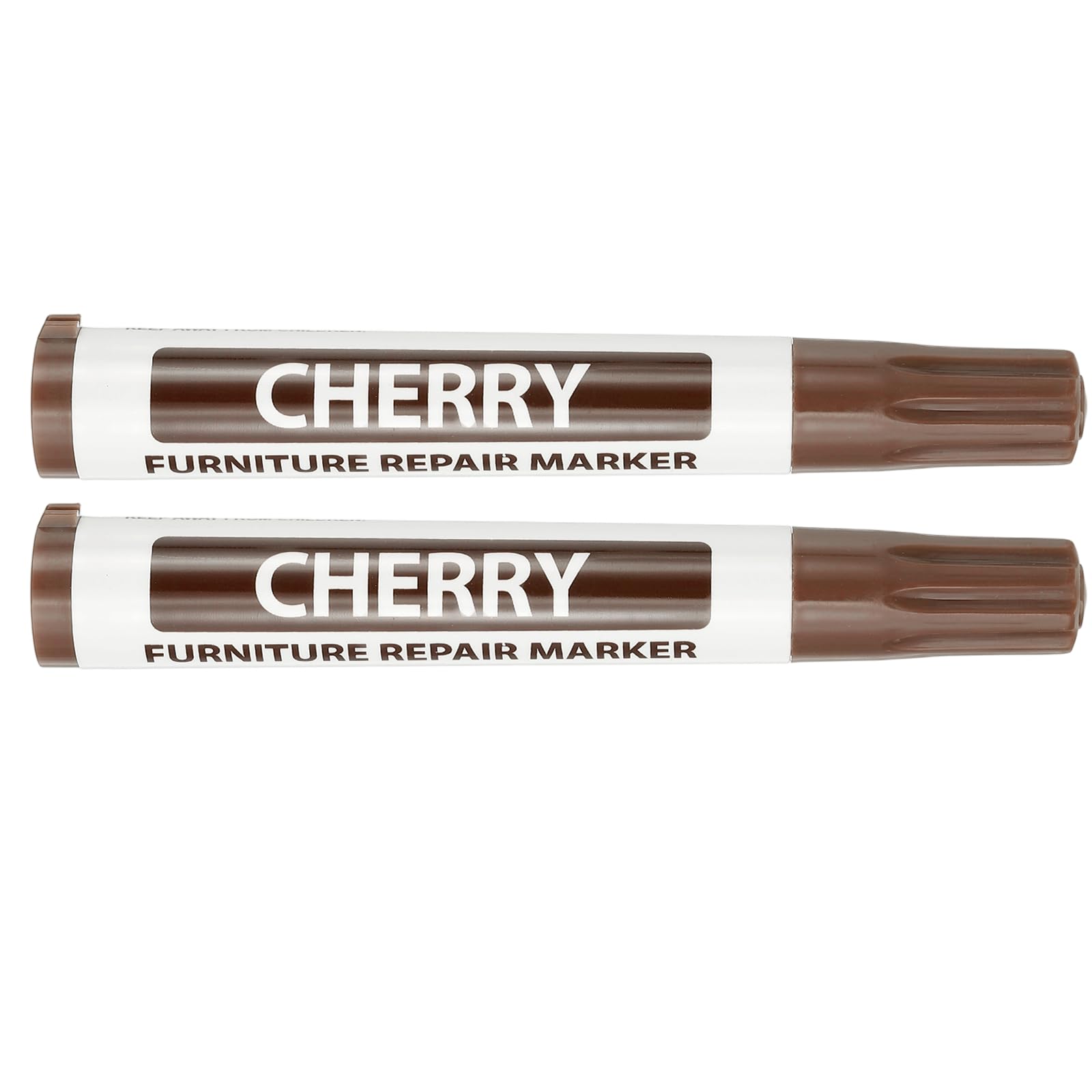 PATIKIL 2Pcs Furniture Markers Touch Up, Furniture Repair Kit Wood Markers for Scratches Wood Floor Holes Tables, Cherry