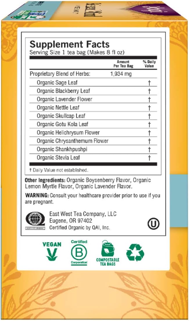 Yogi Tea, Relaxed Mind, 16 Count